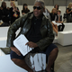 Andre Leon Talley Takes A Spill